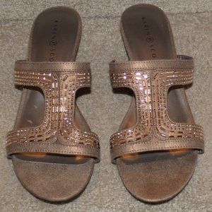 Karen Scott Women's SERYNE Open Toe Casual Wedges Slide Sandals Size 10M